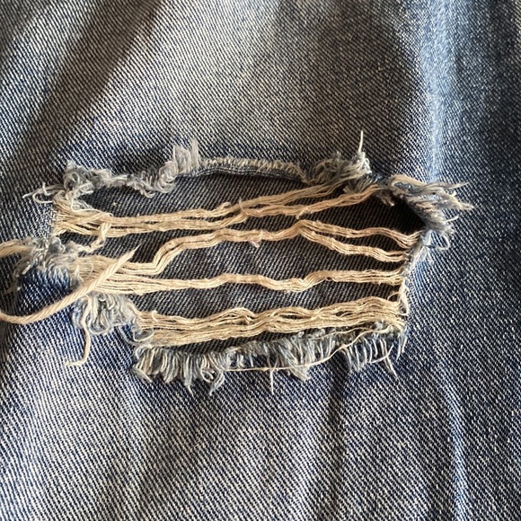 Bluenotes straight fit high rise festival distressed raw hem jeans - Picture 9 of 13